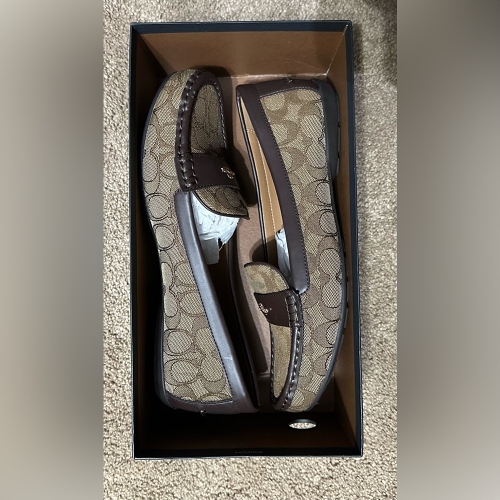 Coach Brown Loafers 10M